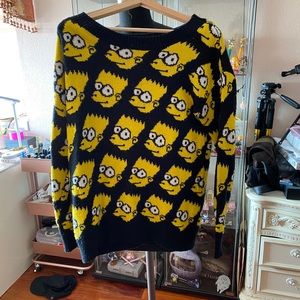 Bart Simpson knit sweater